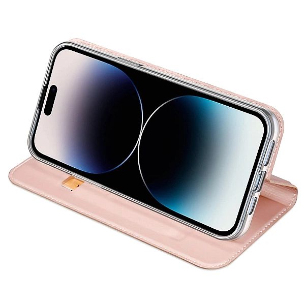 Etui do iPhone 15 Pro pokrowiec z klapką i portfelem Dux Ducis Skin Pr