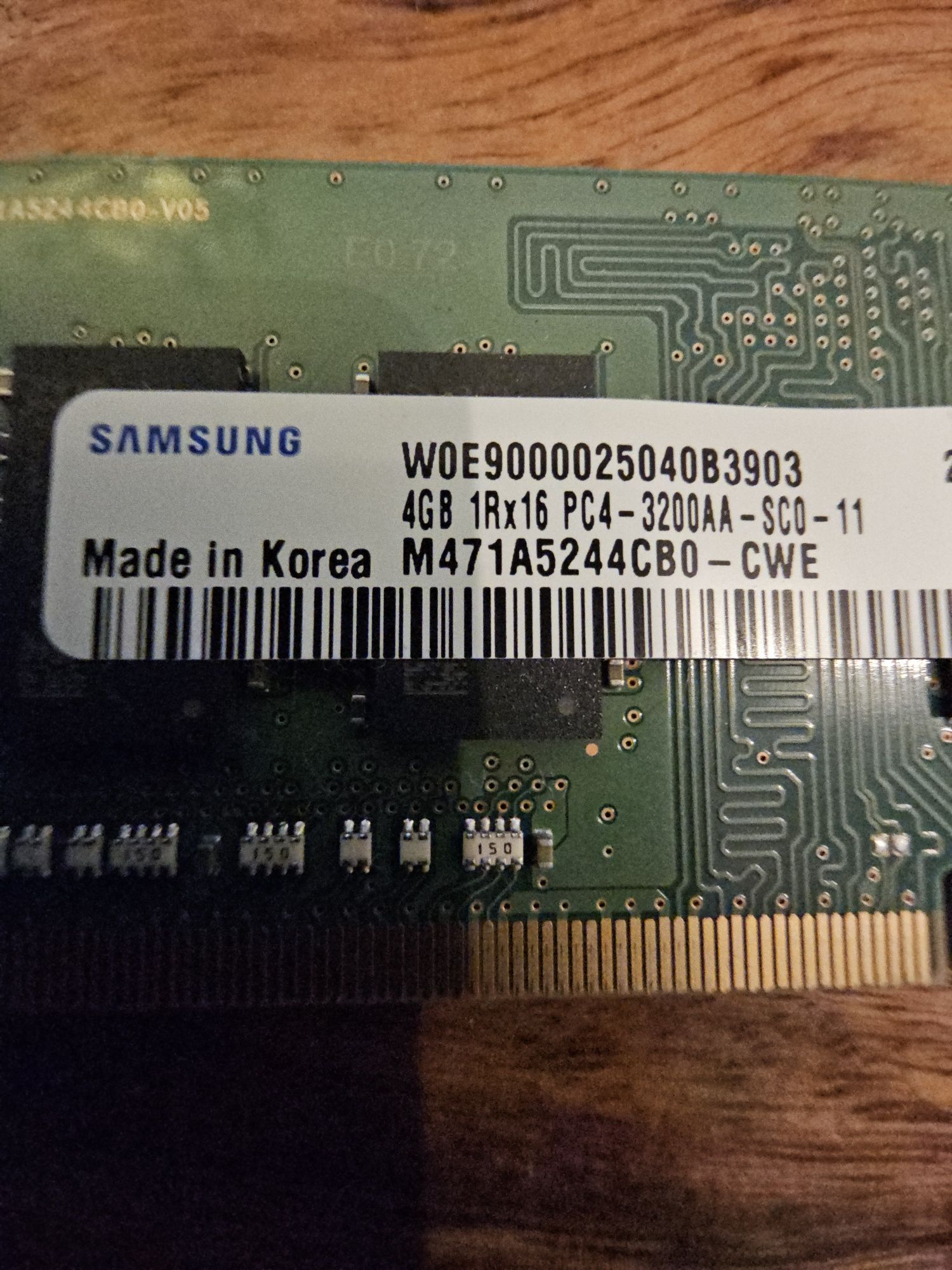 JAK NOWY RAM pamięć RAM 2x4 GB samsung