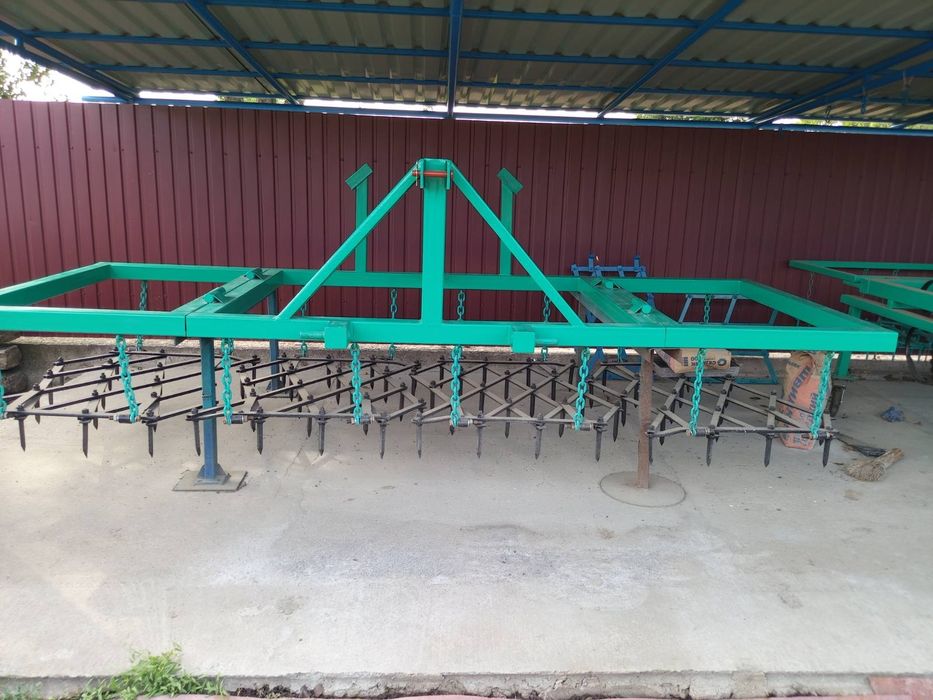 Сцепка борін з крилами.