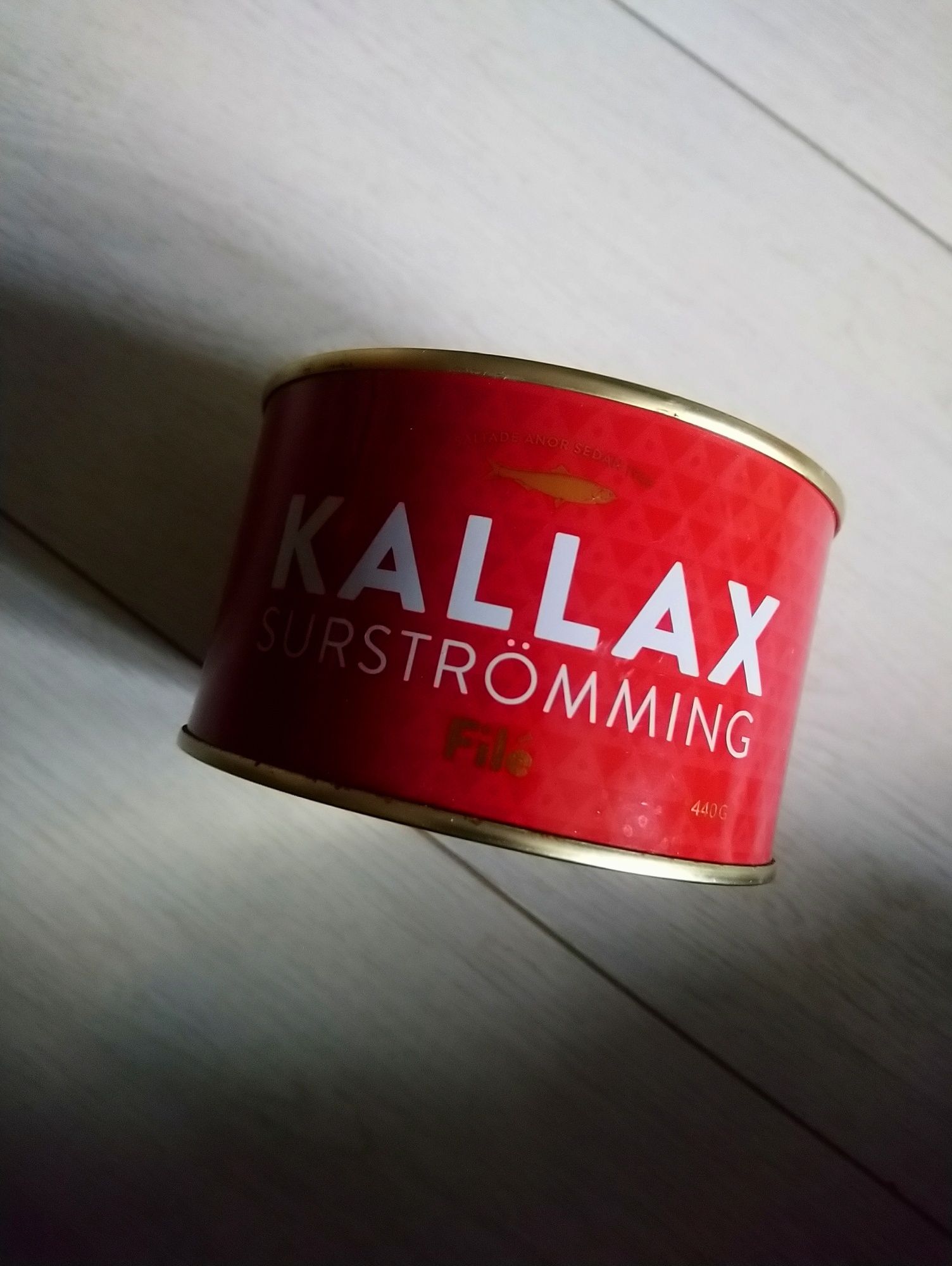 Сюрстреммінг рибна консерва 440 гр Surstromming Kallax філе, Швеції