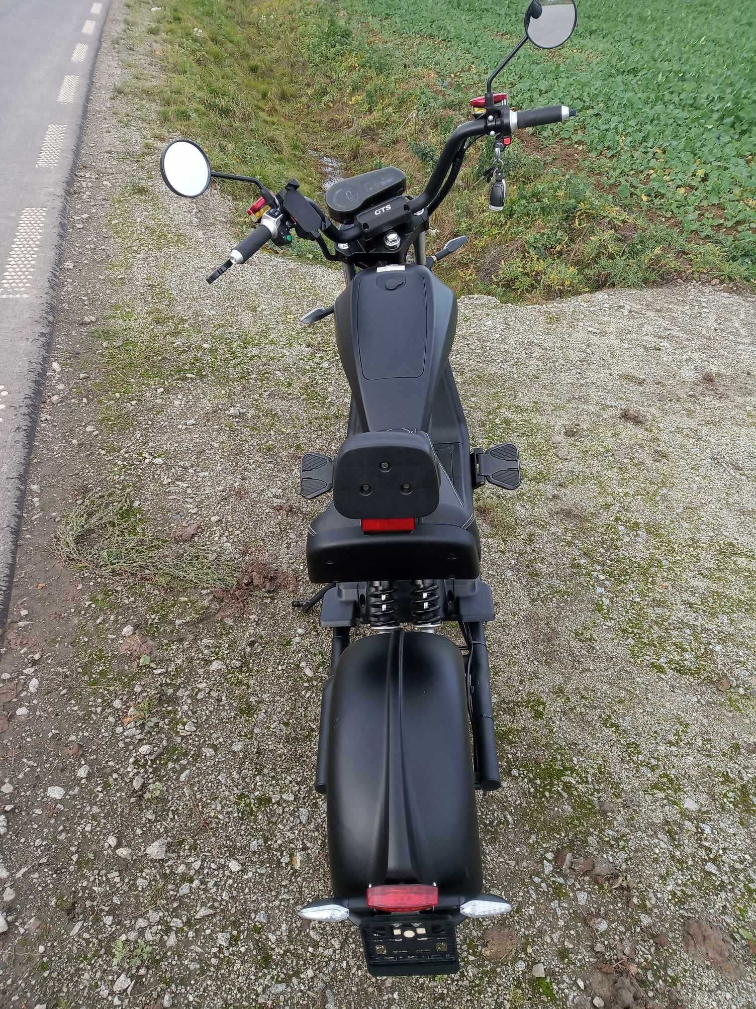 Skuter elektryczny GTS HL6.0S Chopper bobber Harley Zarejestrowany