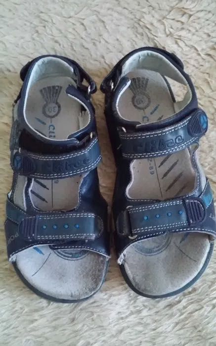 Sandały skórzane chłopięce Clibee 30 wkładka ok.20 cm.