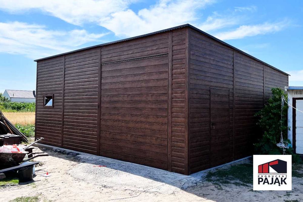 Garaże, wiata blaszana na maszyny rolnicze - dowolny wymiar