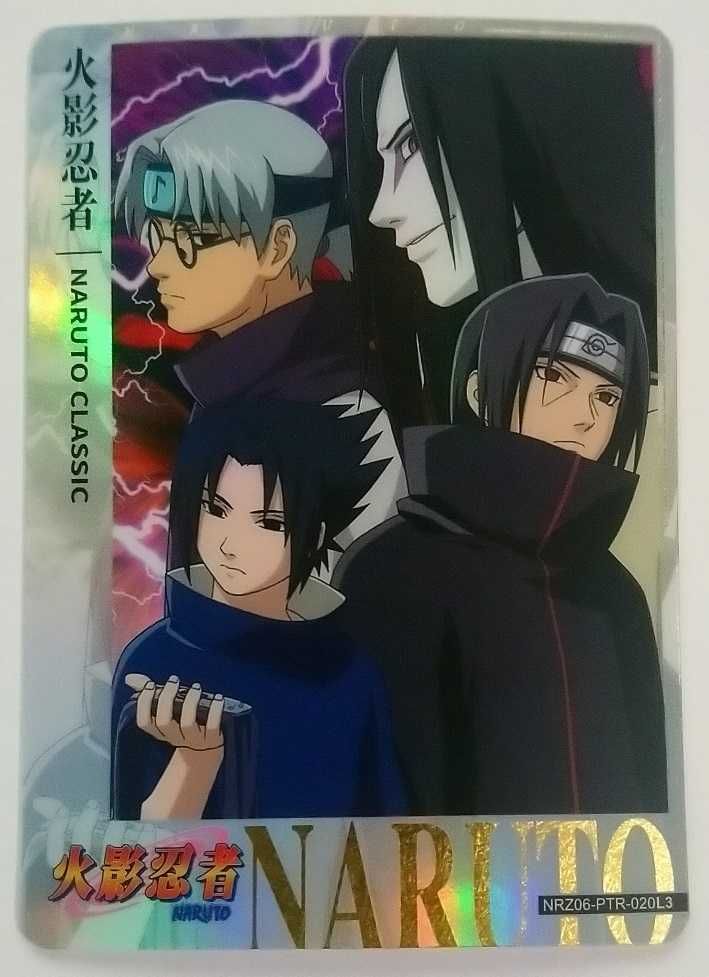 Karta Naruto TCG Kayou Orochimaru & Sasuke & Itachi - NR-PTR-020