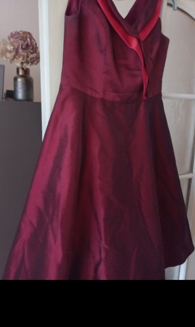 Sukienka burgund M/L studniówka wesele
