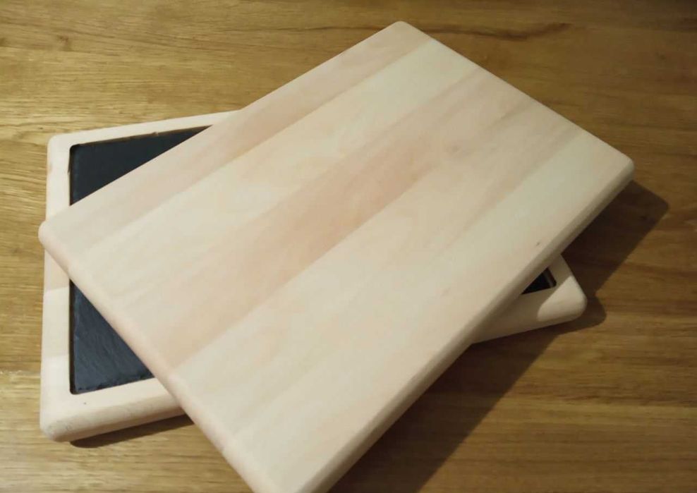 DESKA Z KAMIENIEM DO SERWOWANIA Steków, Serów, Wędlin (36x26cm.)