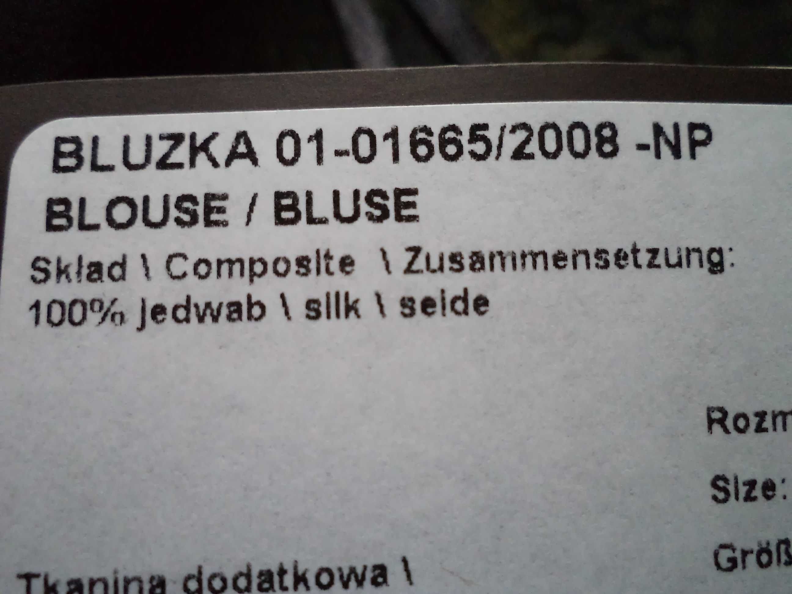 Nowy luksusowy jedwabny zestaw bluzka+top r.40 Hexeline j.Max Mara