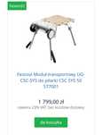 Festool Moduł transportowy UG-CSC- SYS, mobilny stolik