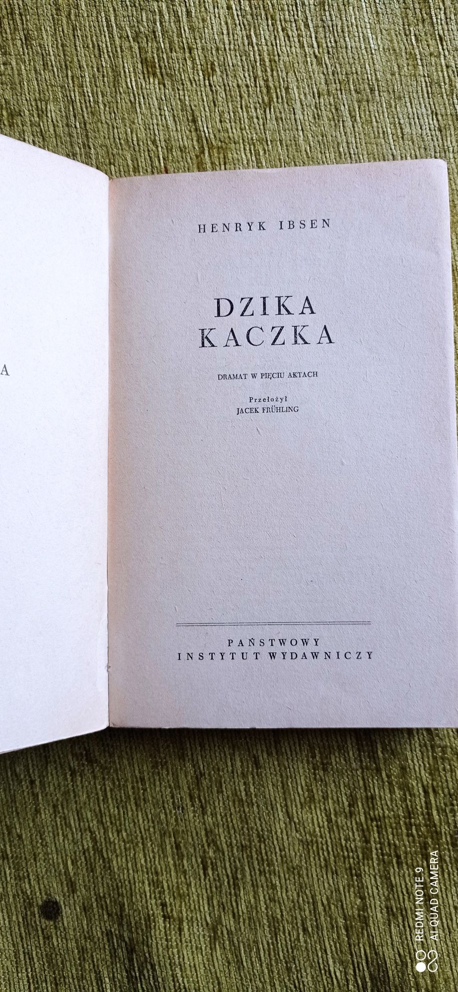 Henryk Ibsen-Dzika kaczka