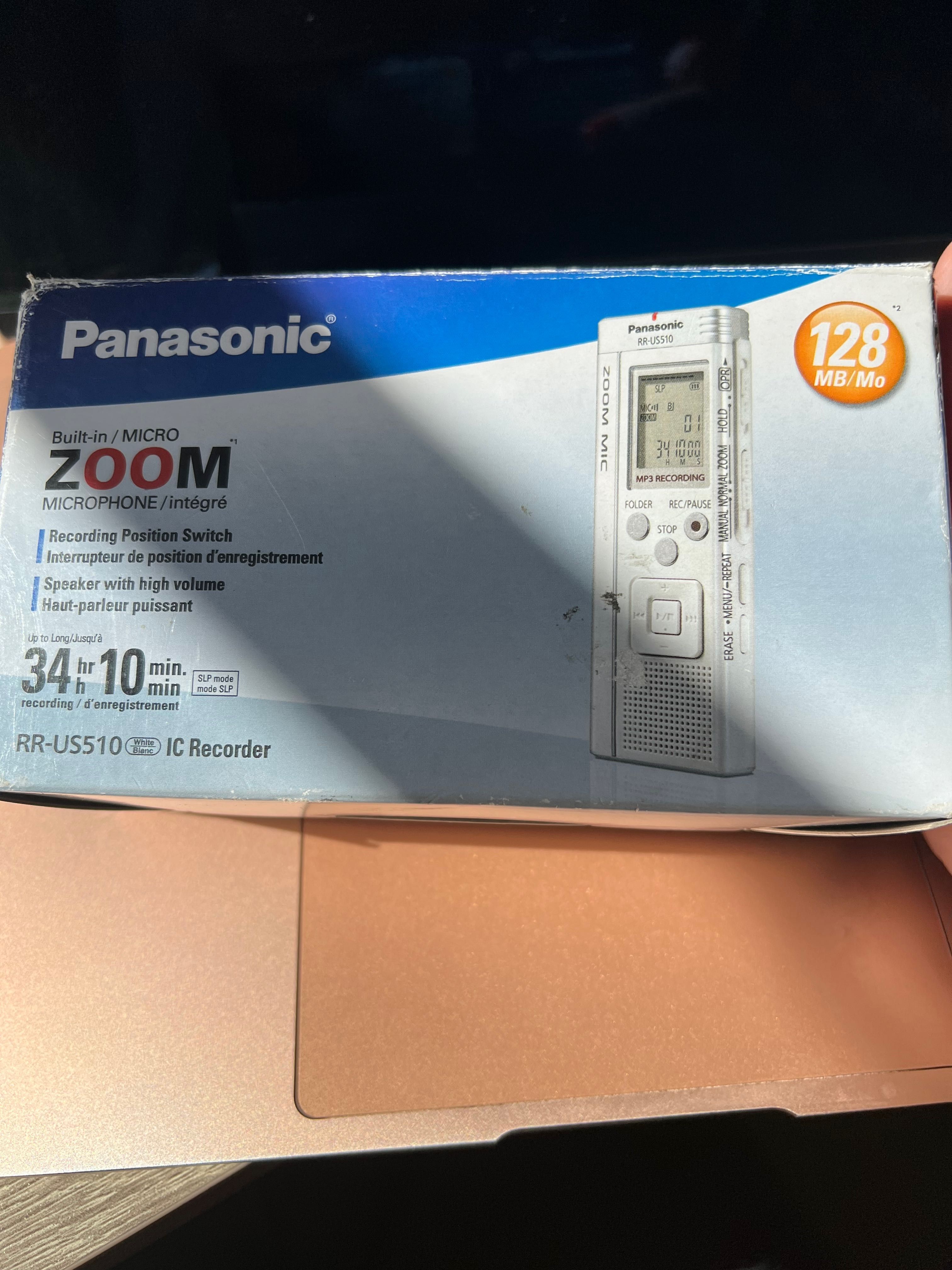 Цифровой диктофон Panasonic rr-us510