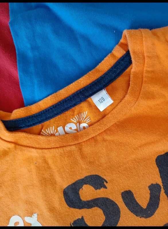 5 koszulek t-shirtów dla chłopca 122 128