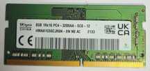 SK Hynix DDR4 3200 CL12 SO-DIMM 8 GB