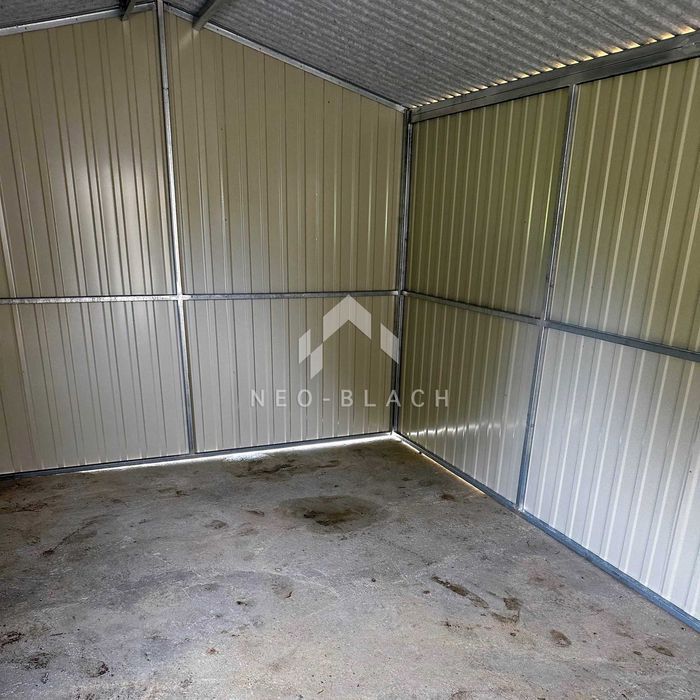 Schowek - Domek Ogrodowy 3,5X6M Drzwi - Piaskowy Dwuspadowy Nb137