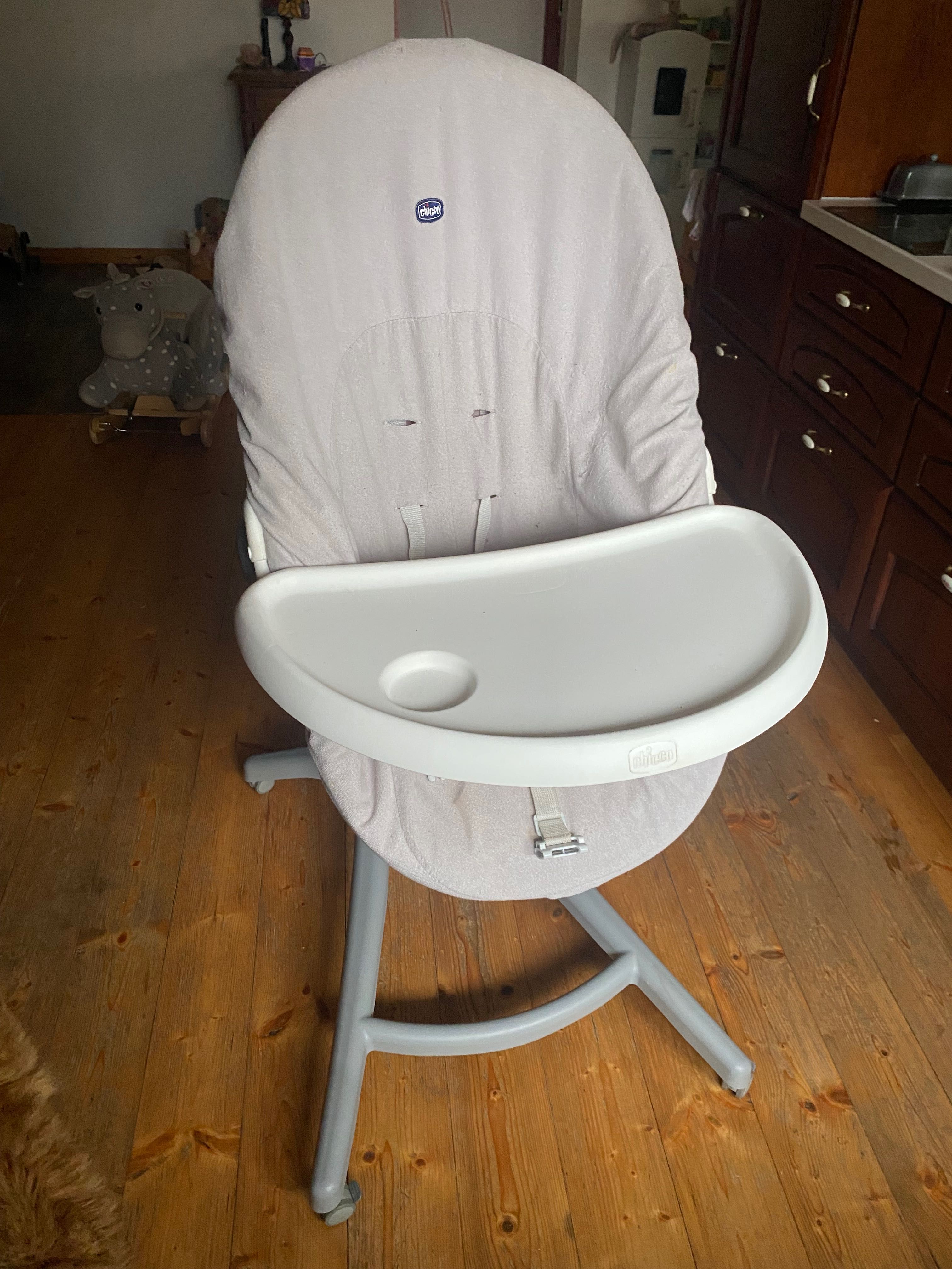 Chicco Baby Hug 4w1 – jak nowy kołyska łóżeczko jeżdżące różowe