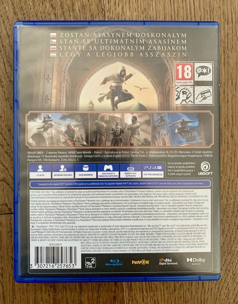 Assassins Creed Mirage PS4