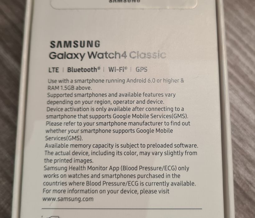 Samsung Galaxy Watch 4 Classic LTE 46mm - Smartwatch - 100% sprawny