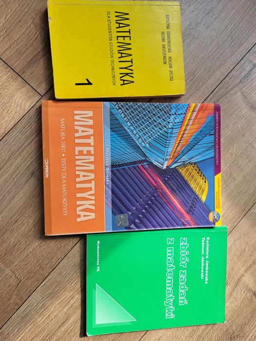 Zestaw książek do matematyki