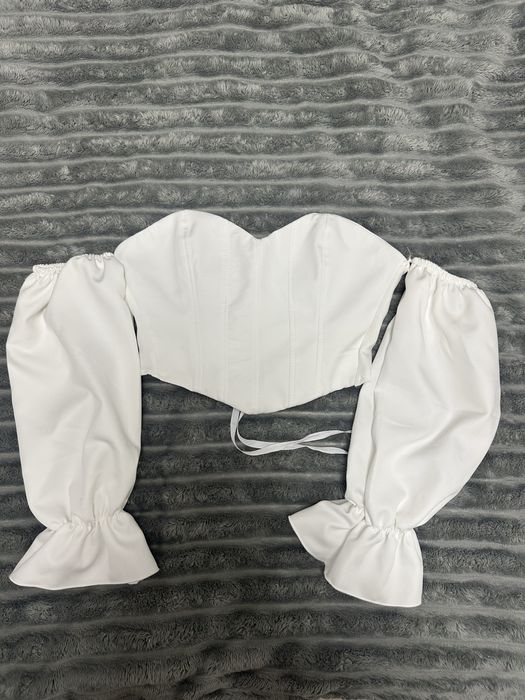 Блюзка з імітацією корсета