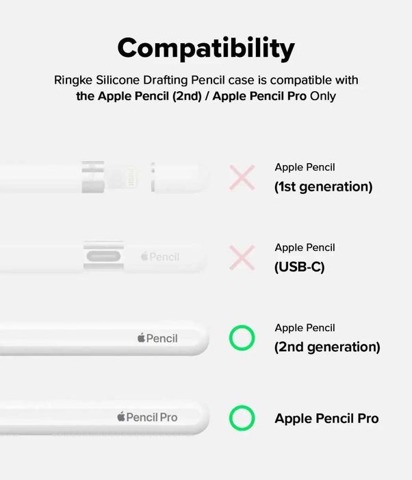 Чехол Ringke Silicone Drafting Pencil Apple Pencil 2 /Apple Pencil Pro