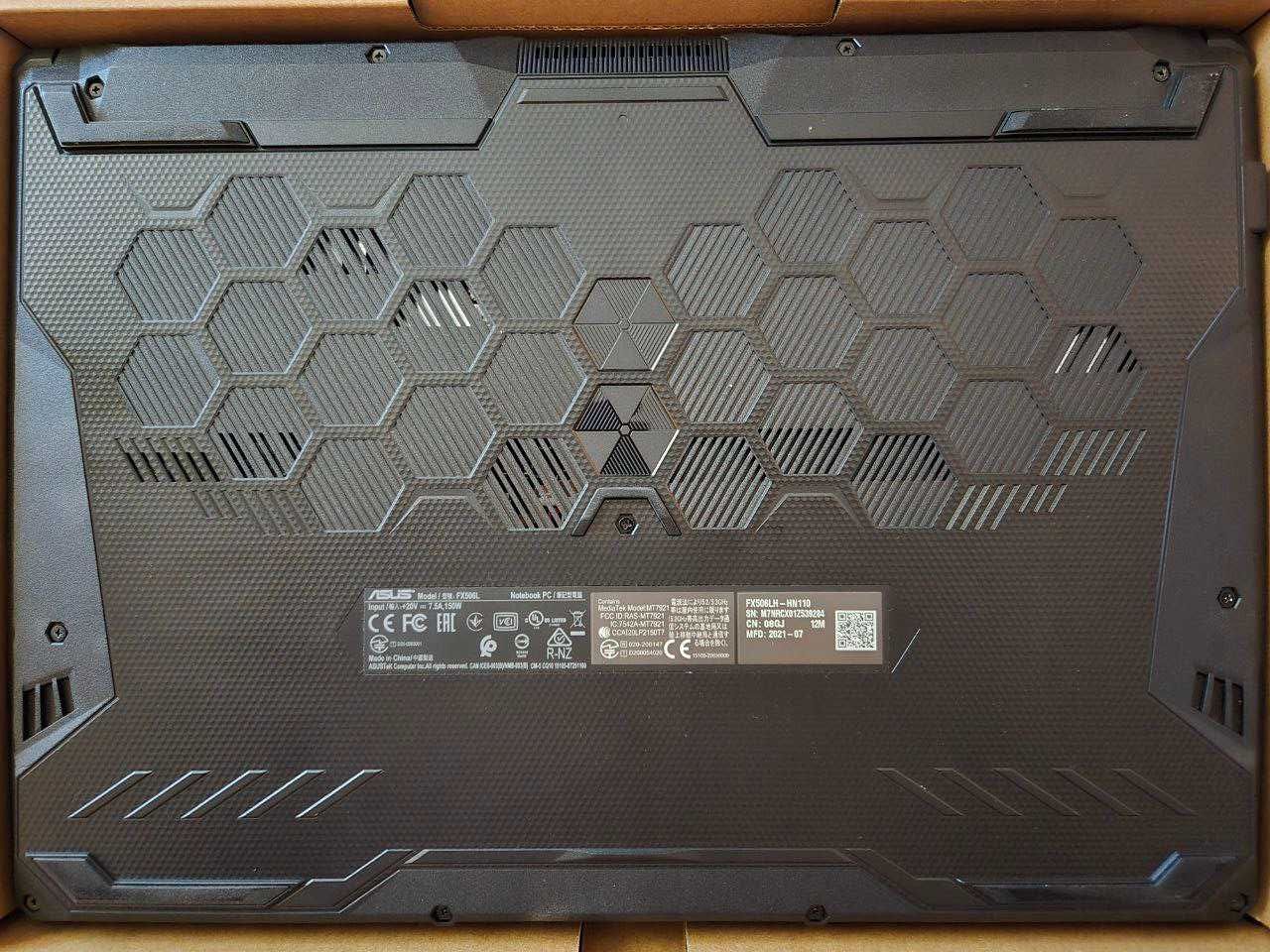 Игровой ноутбук ASUS TUF Gaming F15 | Intel i5-10300H | GTX 1650