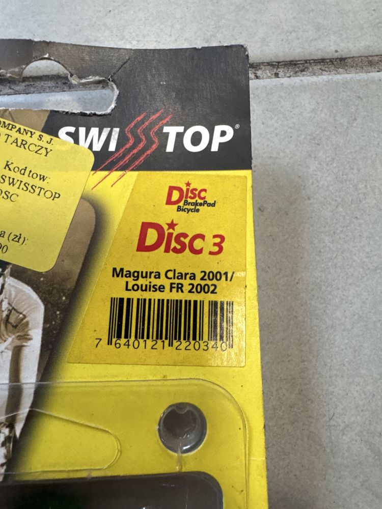Klocki Swissstop Disc 3 magura clara 2001, louise FR 2002
