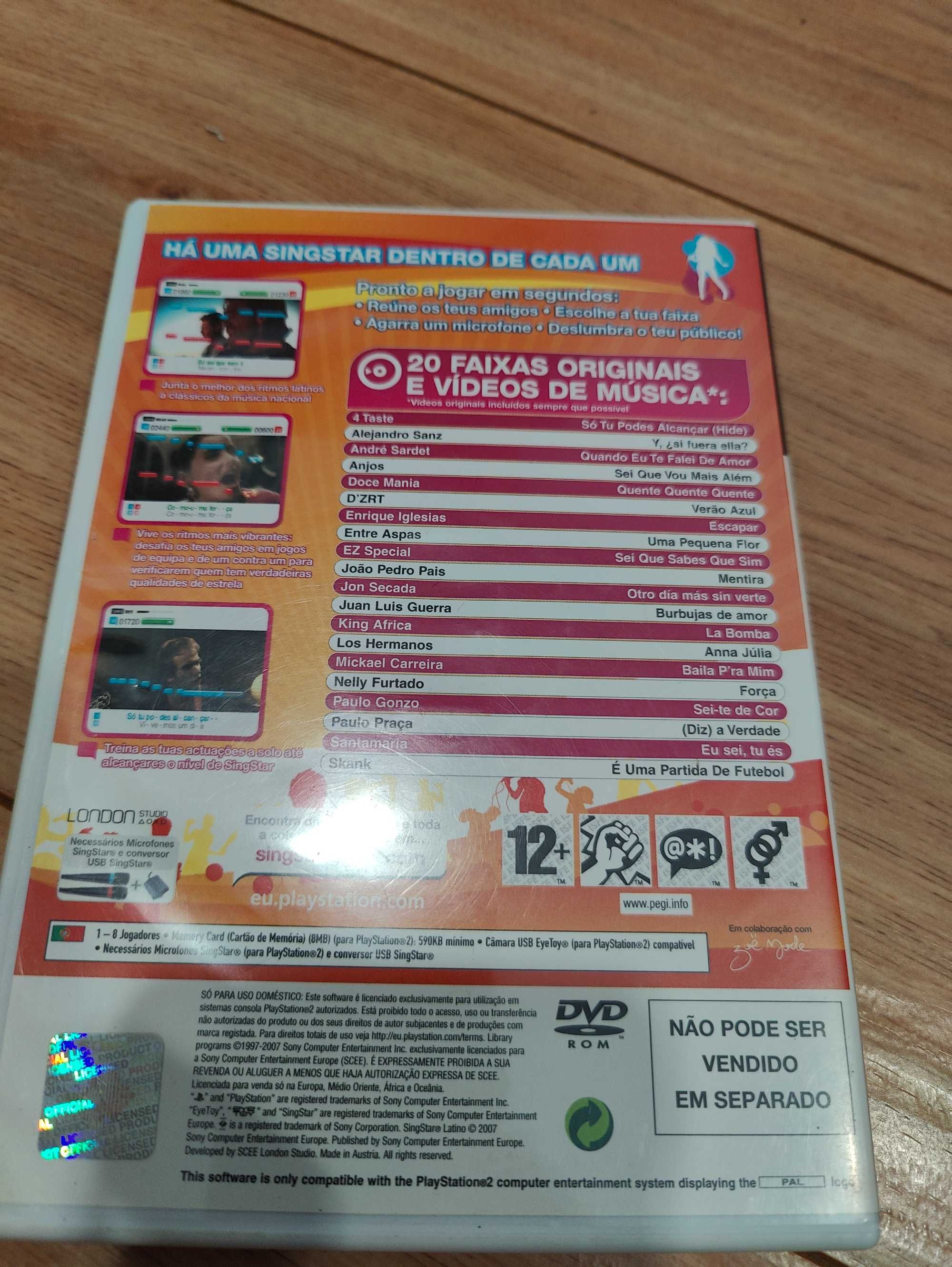PS2 - Singstar Latino