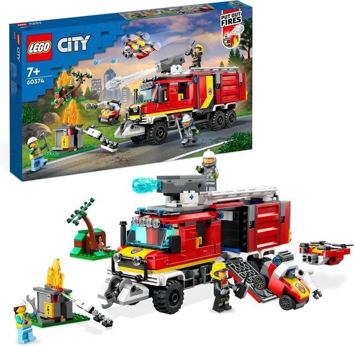 LEGO City Unidade móvel de controlo de incêndio 60374