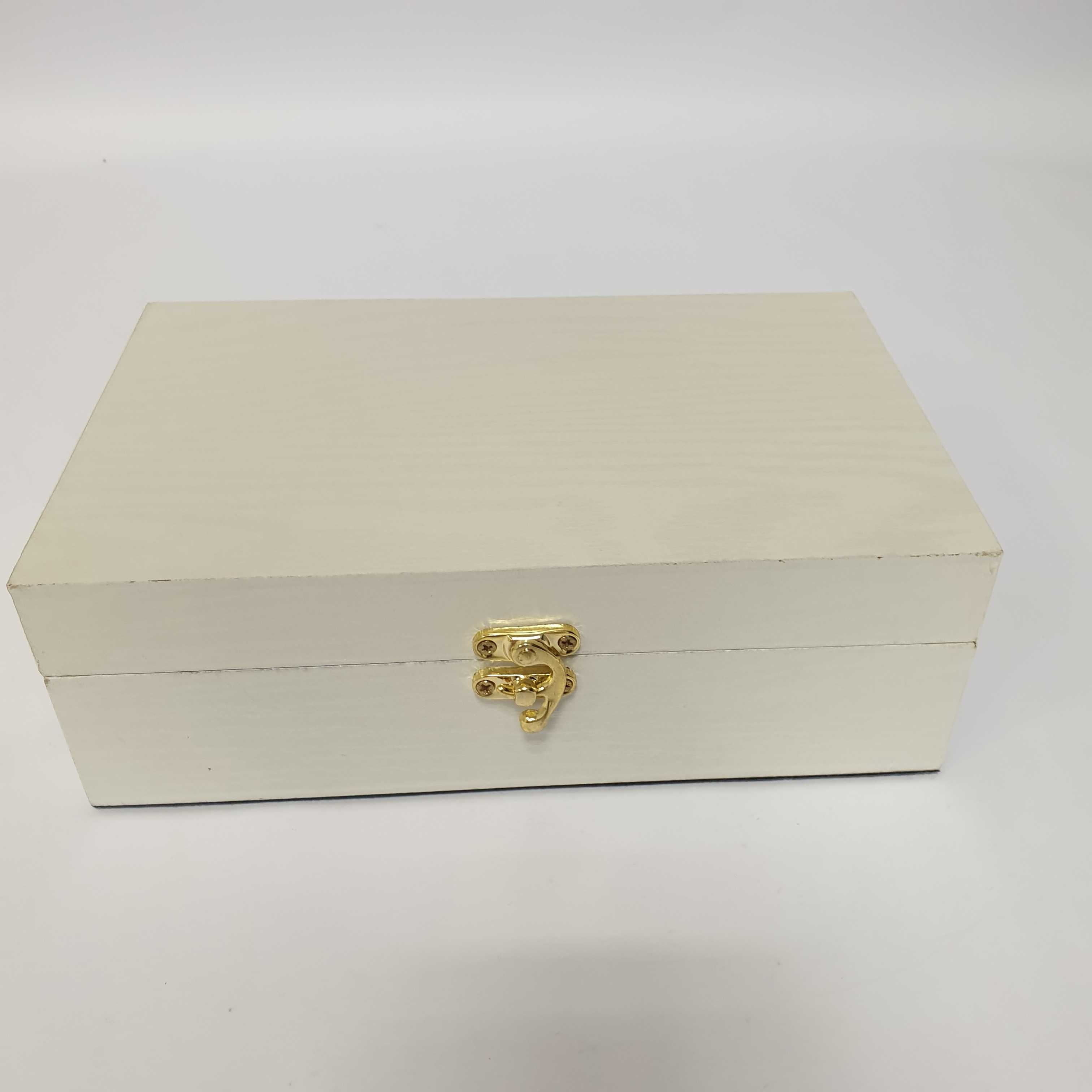 CAIXA DE MADEIRA 23669 WHITE 24x15x8 CM