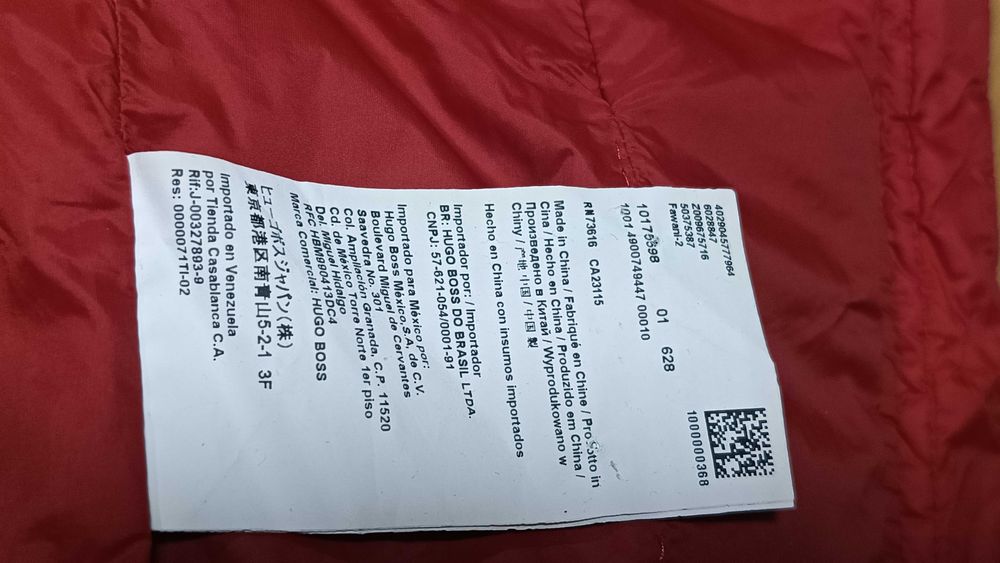 Lekka kurtka puchowa HUGO BOSS FAWANI-2 r.XL stan bardzo dobry