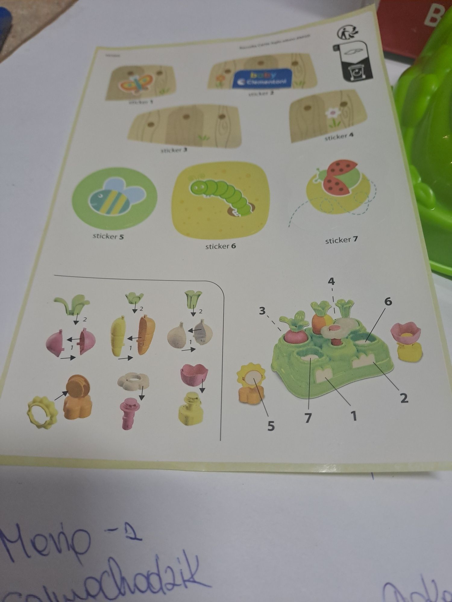 Zabawka kolorowy ogród