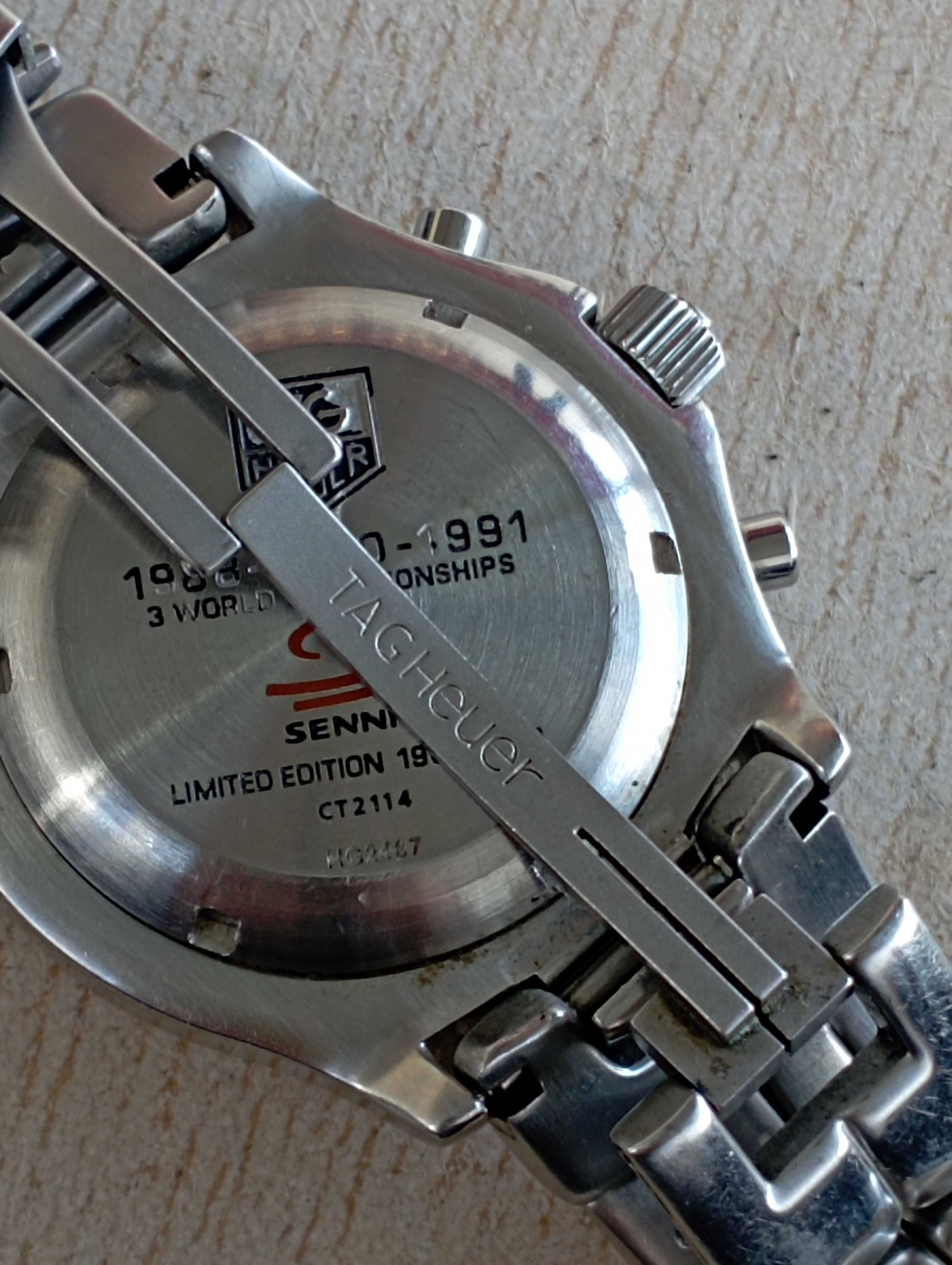 Relógio tag heuer Airton senna