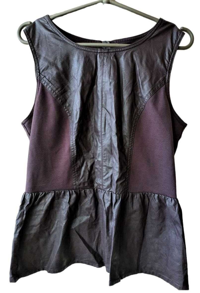 Женский брендовый топ Oasis, майка, блуза, блузка фиолетовая