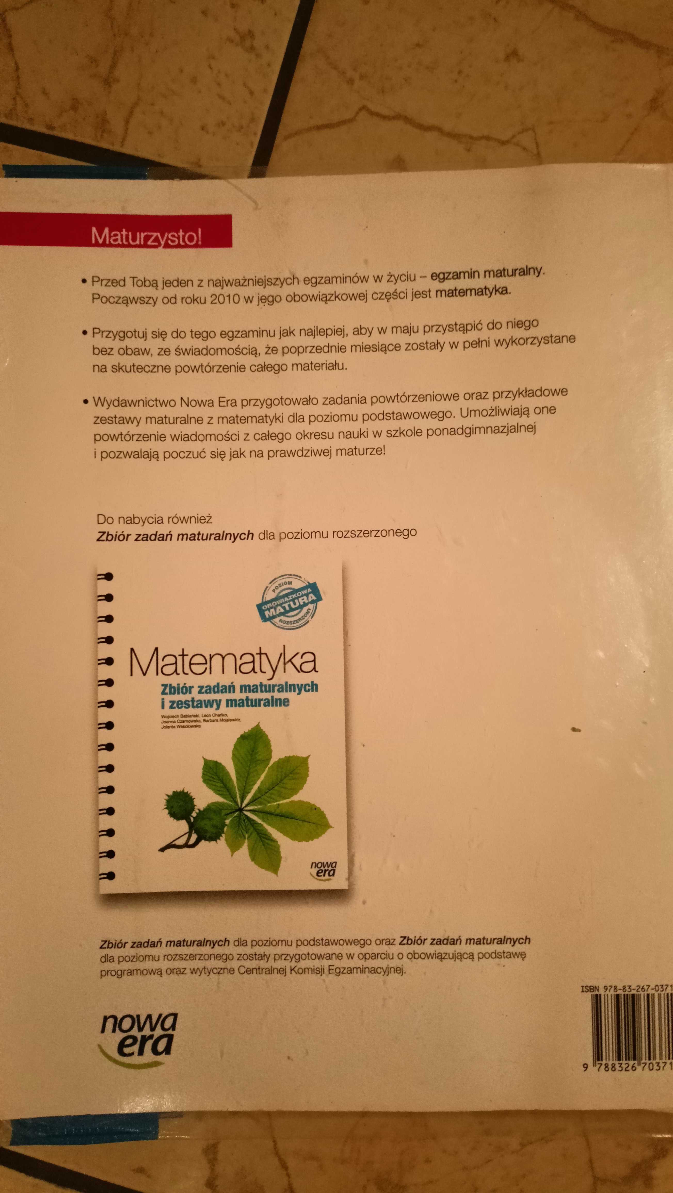 Matematyka zbiór zadań maturalnych i zestawy maturalne Nowa Era