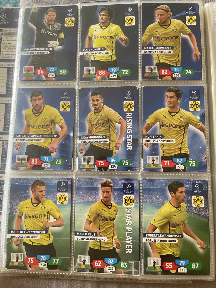 Panini-Champions League 2013-14 album plus prawie cała kolekcja kart