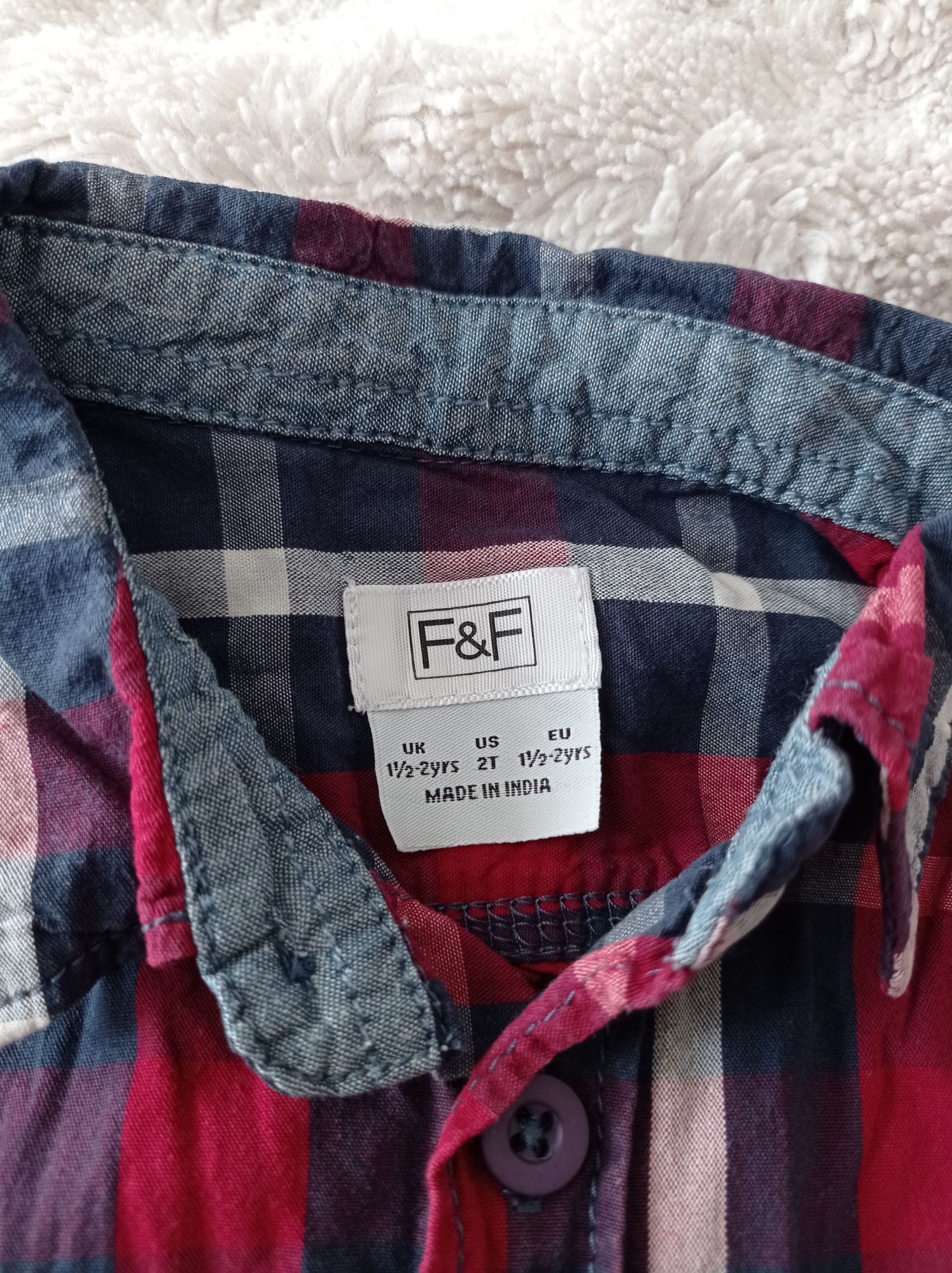 F&F koszula dla chłopaka 12-24 mies.