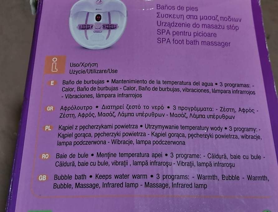 Urzadzenie do masażu stóp/ masażer