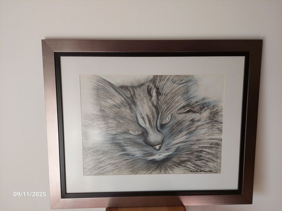 Quadro pintado a pastel