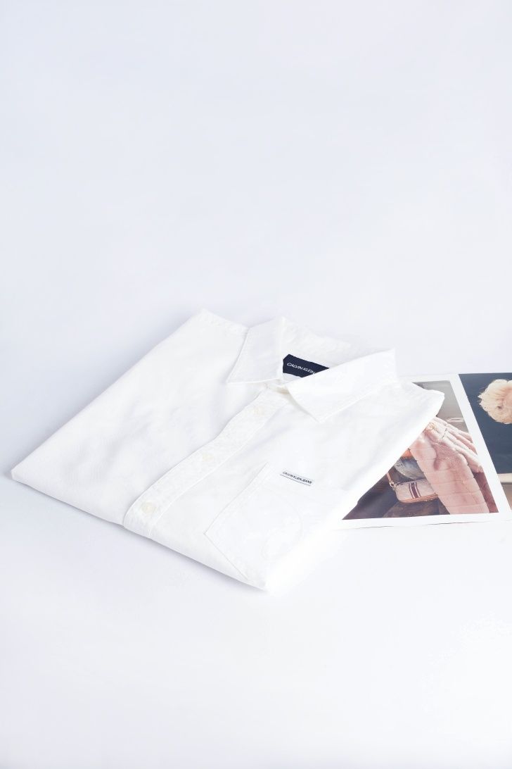 CALVIN KLEIN ОРИГІНАЛ. Сорочка рубашка біла джинсова блакитна L XL