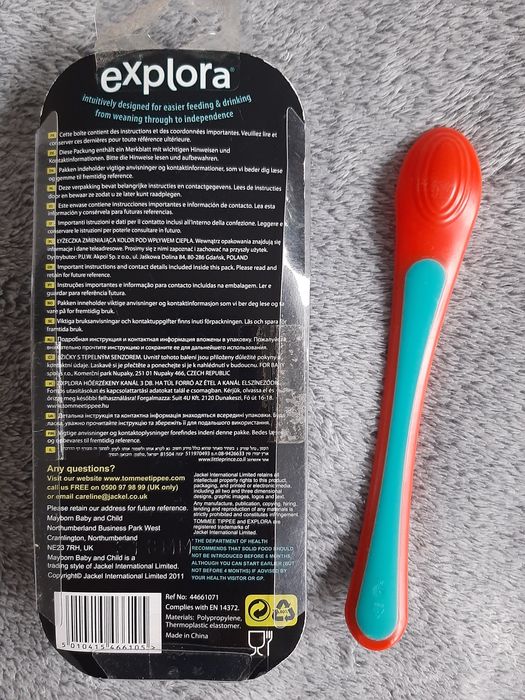 tommee tippee łyżeczka z czujnikiem ciepła NOWA