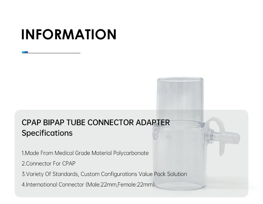 Адаптер коннектор для CPAP для маски и аппарата против апноэ и храпа