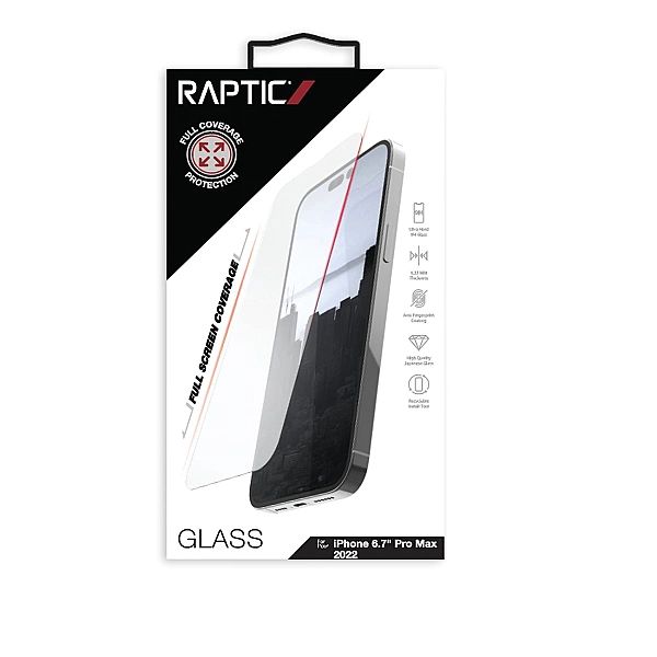 Raptic X-Doria Full Glass szkło hartowane iPhone 14 Pro Max na cały ek