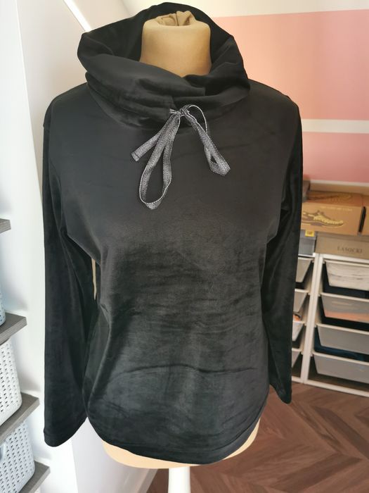 Welurowa bluza damska S/M