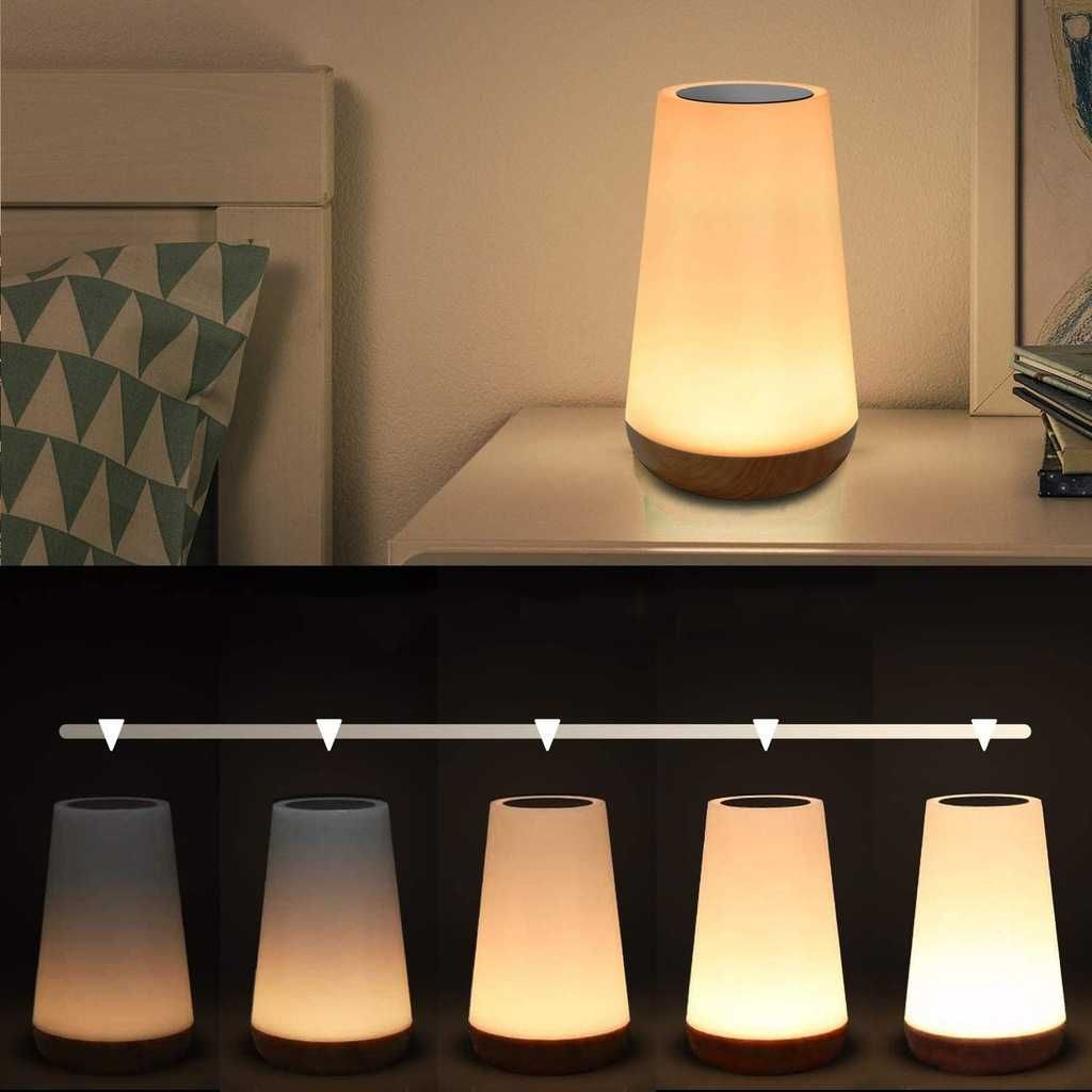 Kolorowa Lampka Nocna LED | Zdalne Sterowanie + Dotyk | Timer |