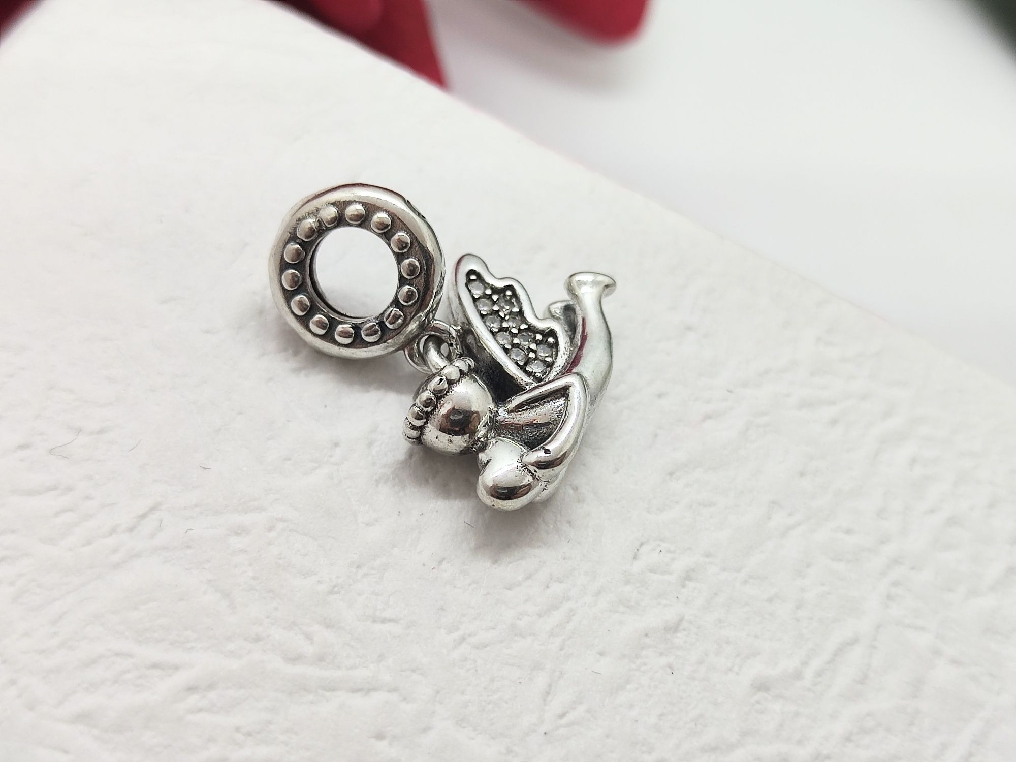 Charm's zawieszka srebrna aniołek srebro S925