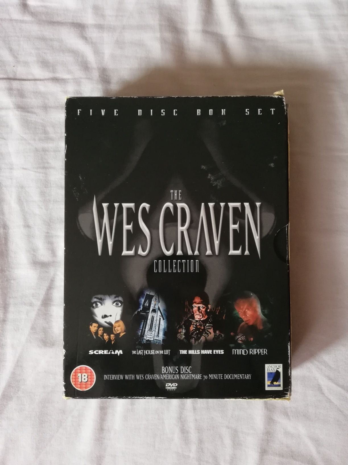 Wes Craven - edição de coleccionador em dvd, 5 discos (portes grátis)