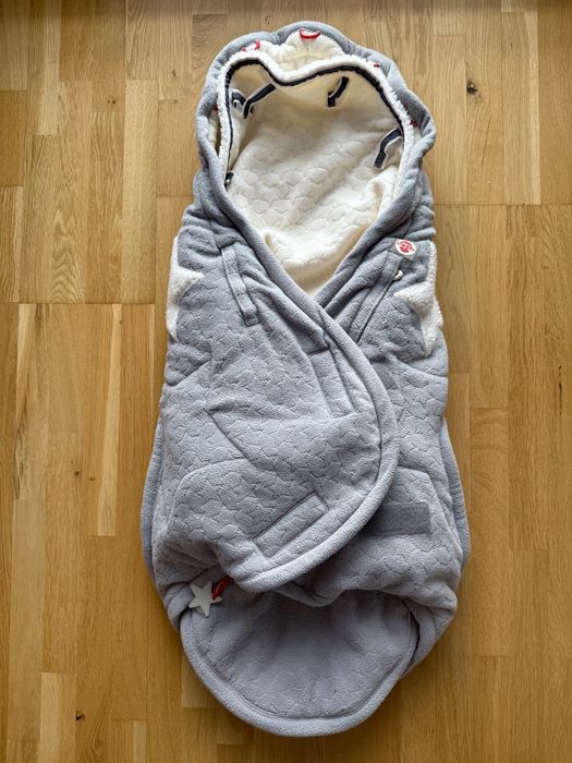 Lodger Bunker dwuwarstwowy polarowy śpiworek do wózka na sanki