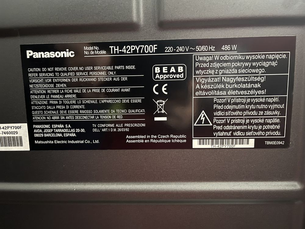 Tv Panasonic Ultra HD c/ hdmi