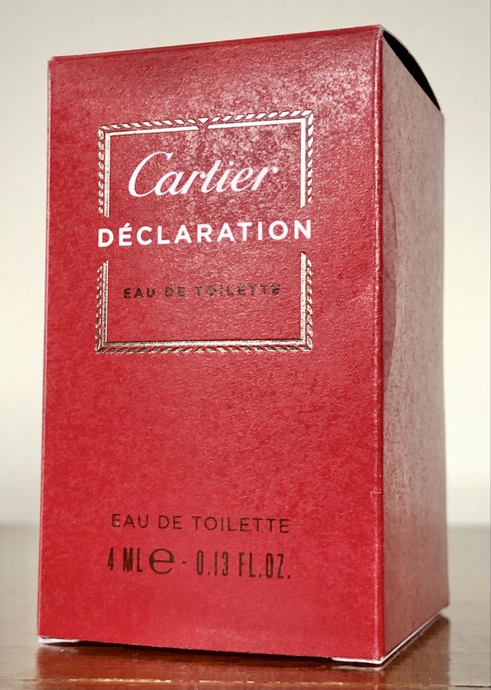 Oryginalna woda toaletowa Cartier Declaration flakonik 4 ml EDT perfum