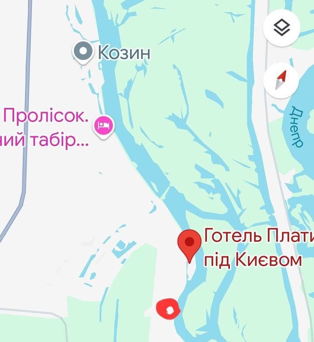 Участок 10 соток, Козин, Плюты, рядом отель Платинум. 80т.$