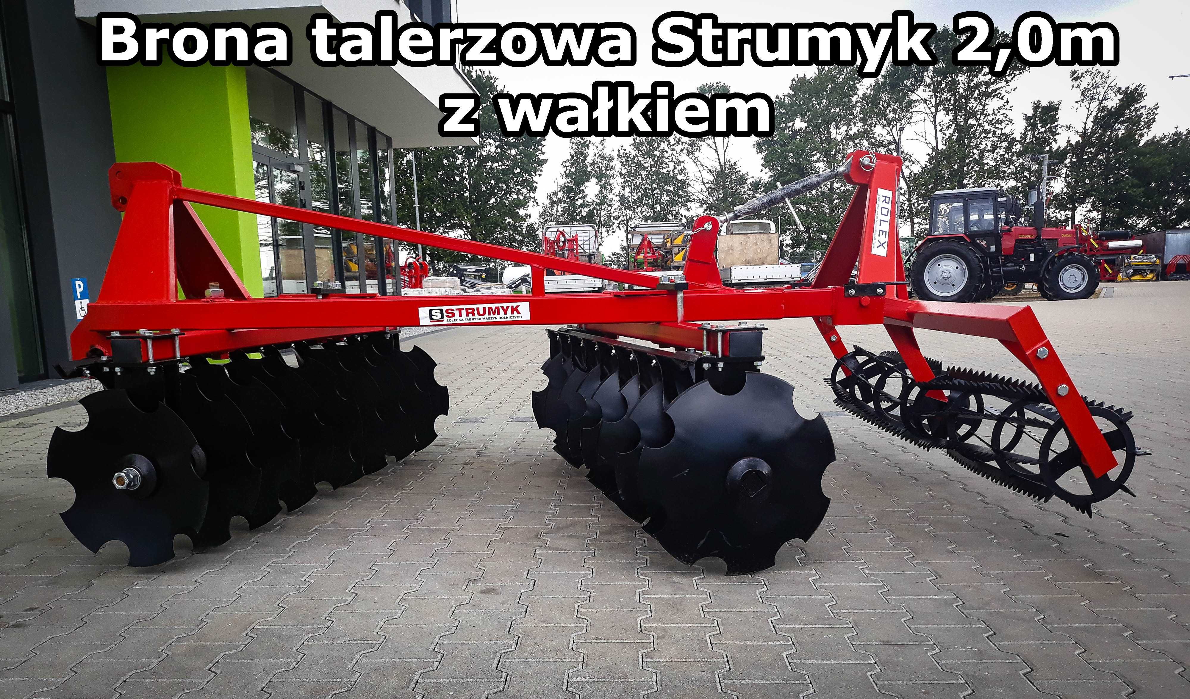 Nowa brona TALERZOWA agregat 1,6m 1,8m 2,0m 2,7m 3,0m Raty strumyk